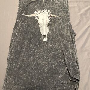 Cow skull tank